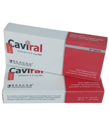 Entecavir (Caviral 0.5mg) Rx