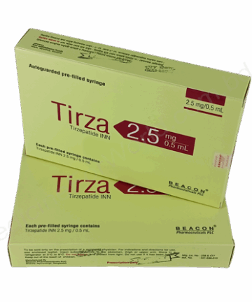 Tirzepatide (Tirza 2.5mg/ 0.5ml / 5mg/ 0.5ml / 7.5mg/ 0.5ml) Rx