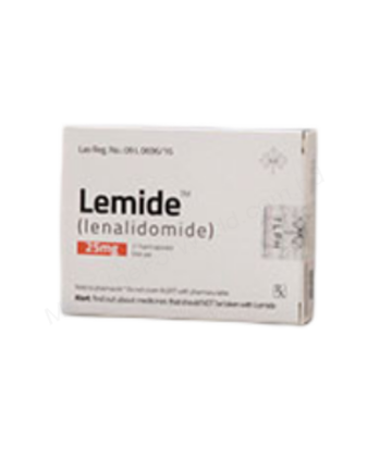 Lenalidomide (Lemide 10mg / 2.5mg / 25mg / 5mg) Rx